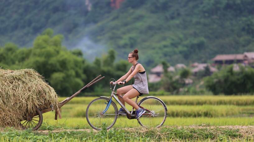 Fietsen in de Mai Chau vallei