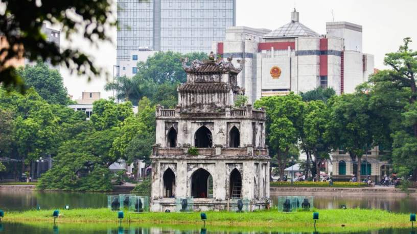 West Lake aan de rand van Hanoi