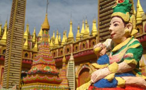 De Thanboddhay pagode in Monywa