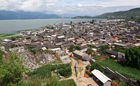 Bai-dorp bij Dali in Yunnan