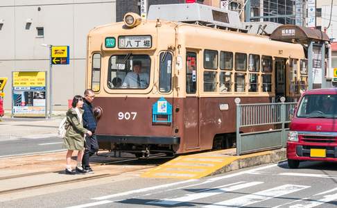 Hiroshima straatbeeld