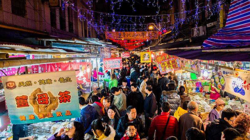 Taipei, avondmarkt