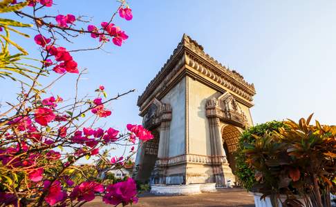 De Patuxai Arc in Vientiane