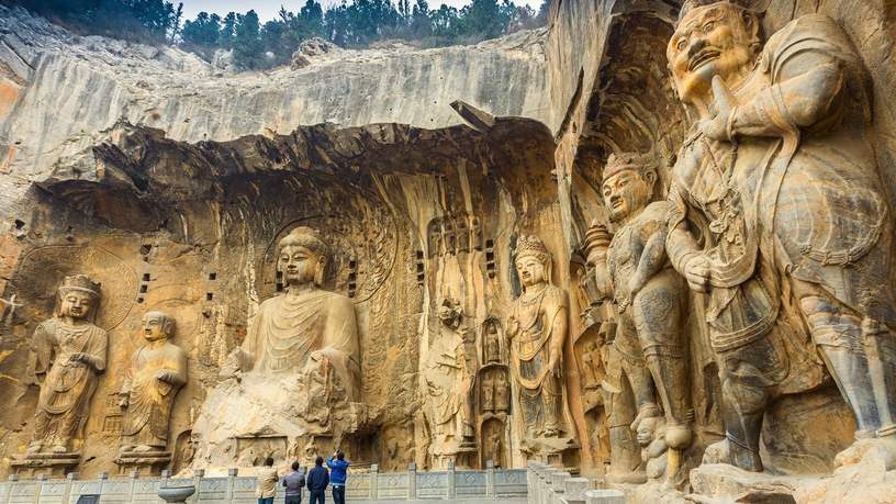 Longmen grotten in Luoyang, China
