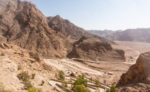 De woestijn in de buurt van Yazd