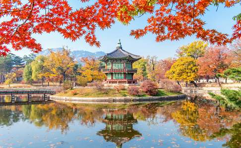 Het Gyeongbokgung paleis in Seoul