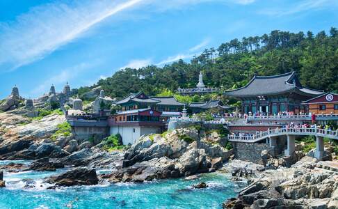 Haedong Yonggungsa tempel in Busan