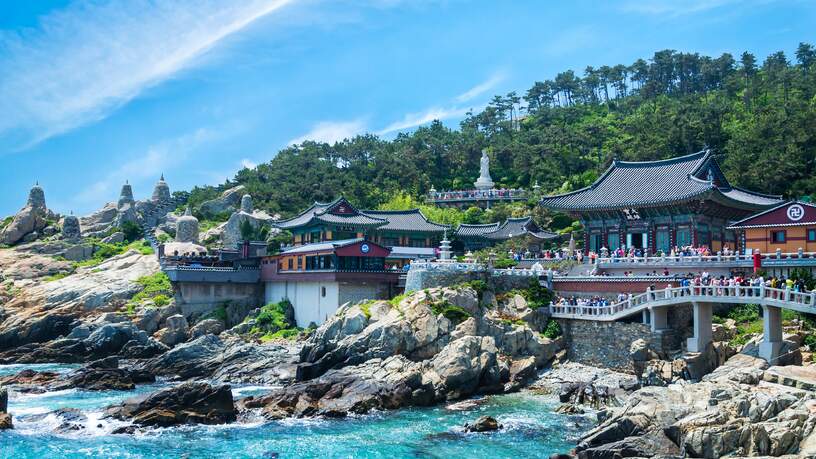 Haedong Yonggungsa tempel in Busan