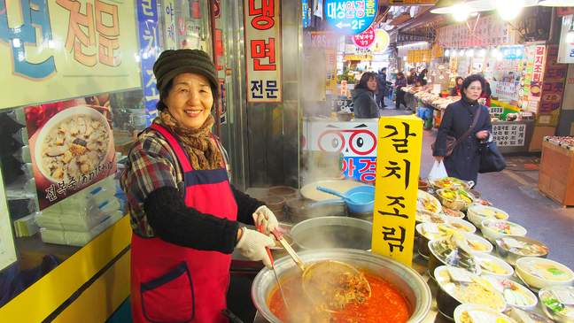 De Namdaemun Market in Seoul