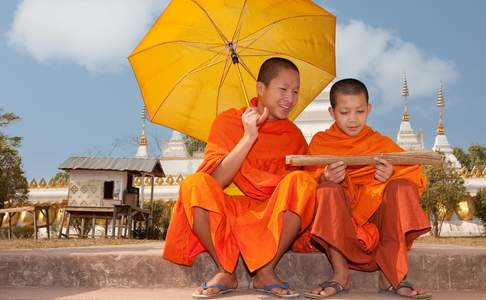 Jonge monniken, Laos