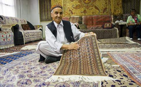 Handgeknoopte tapijten uit Oezbekistan