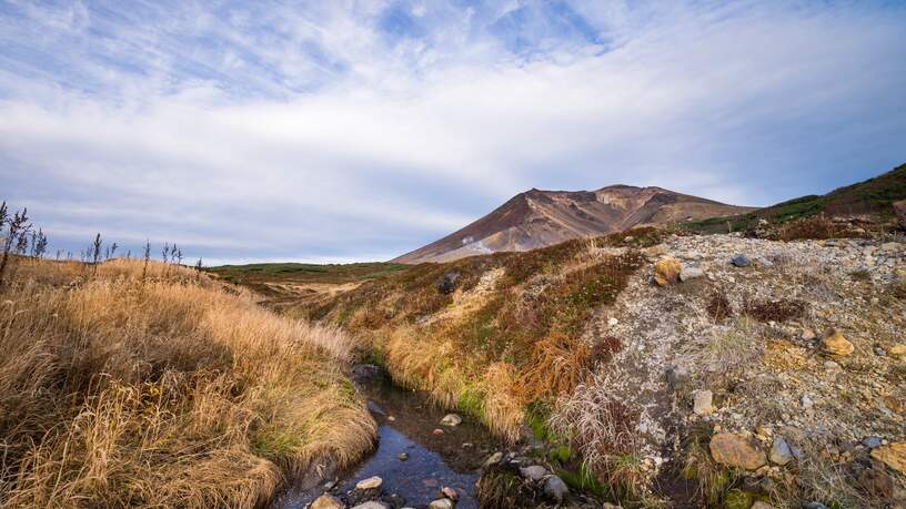 Het Daisetsuzan Nationaal Park op Hokkaido