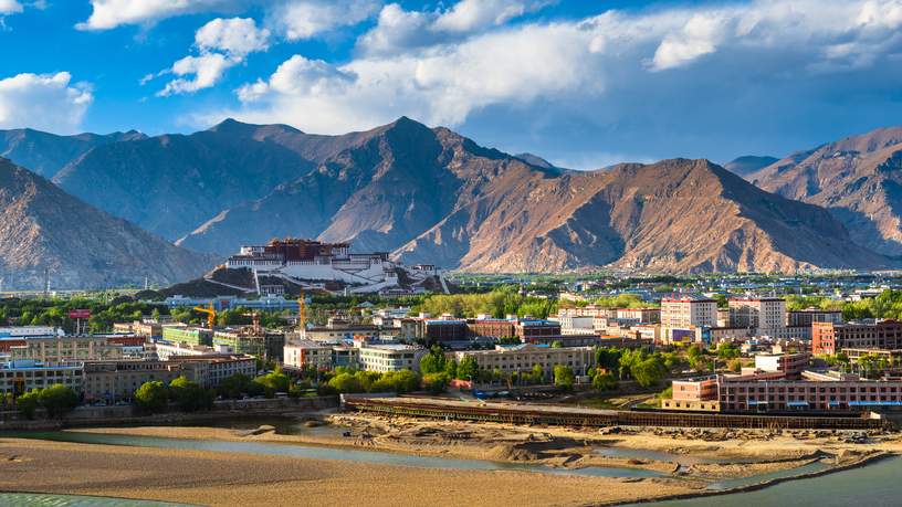 Lhasa, waar veel festivals plaatsvinden