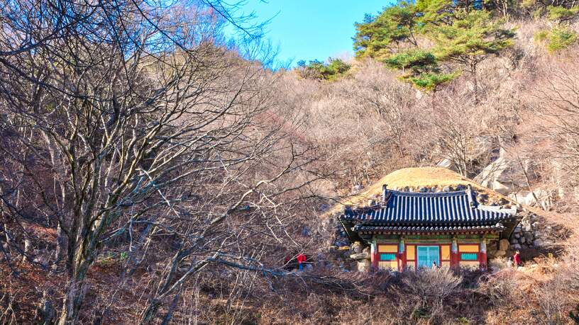 Zuid-Korea, Gyeongju, Seokguram Grottempel