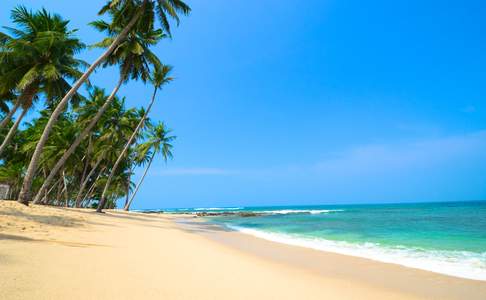 Verlaten stranden