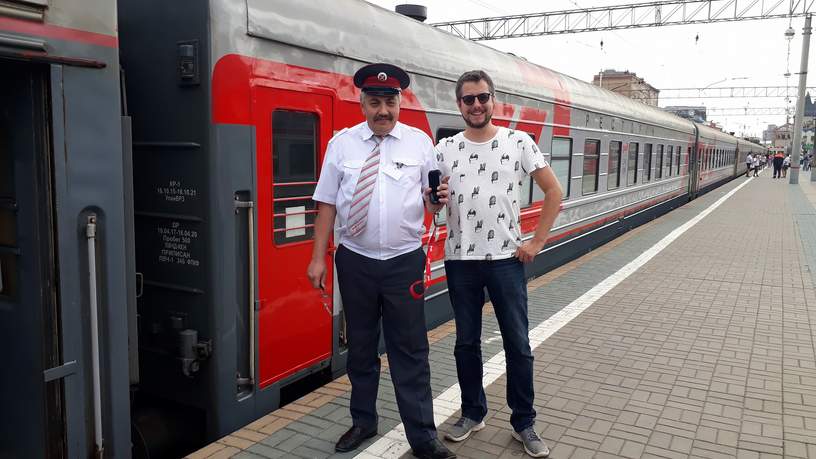 Vrienden maken met de conducteur