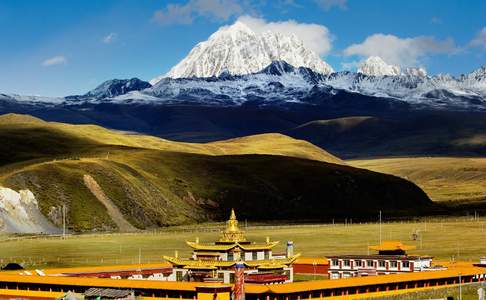 Tibetaans klooster bij Tagong