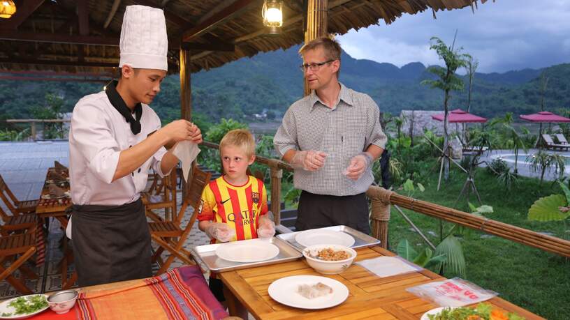 De Mai Chau Eco Lodge organiseert ook kooklessen