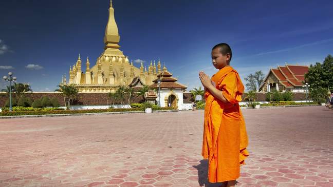 De Phha That Luang tempel, Vientiane
