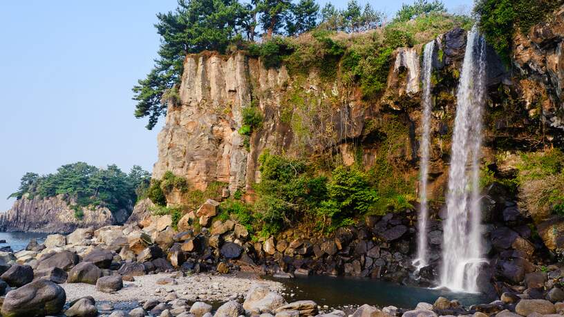 Jeju, Jeongbang Waterval