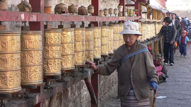 Tibet, gebedsmolens