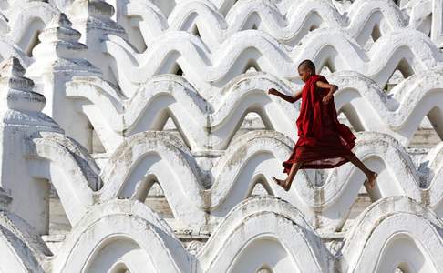 De Hsinbyume pagode in Mandalay