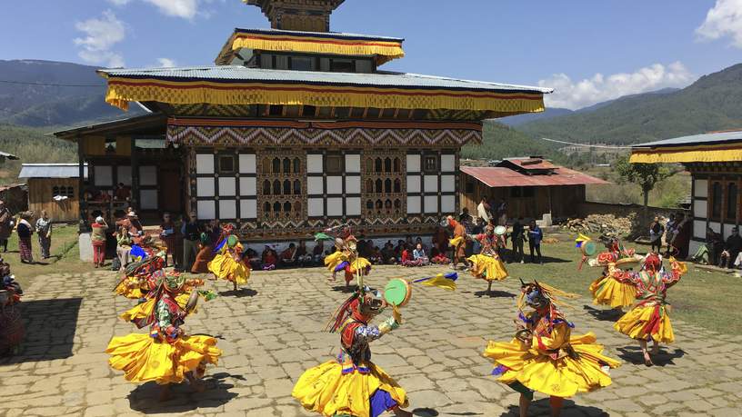 Het hele jaar door vinden er in Bhutan festivals plaats.