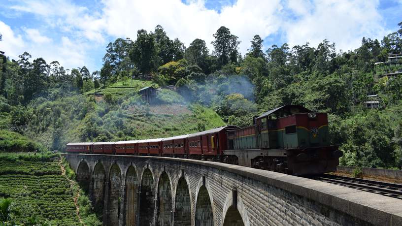 De beroemde Nine Arches Bridge