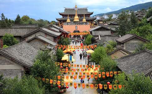 Het oude stadje Dali in Yunnan