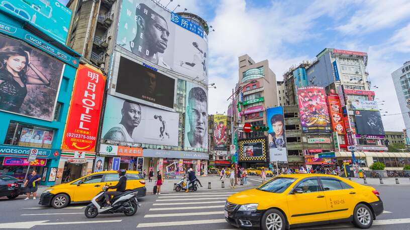 Taipei straatbeeld