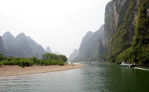 Li-rivier bij Yangshuo en Guilin