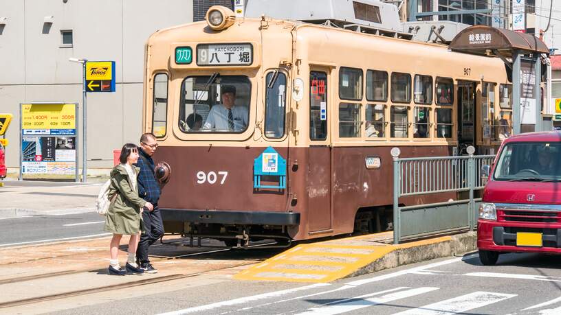 Hiroshima straatbeeld