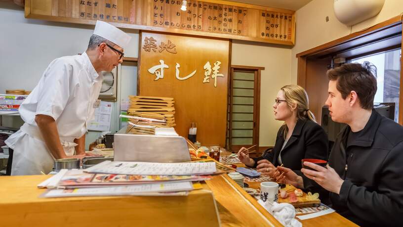 Een lokaal Japans restaurant